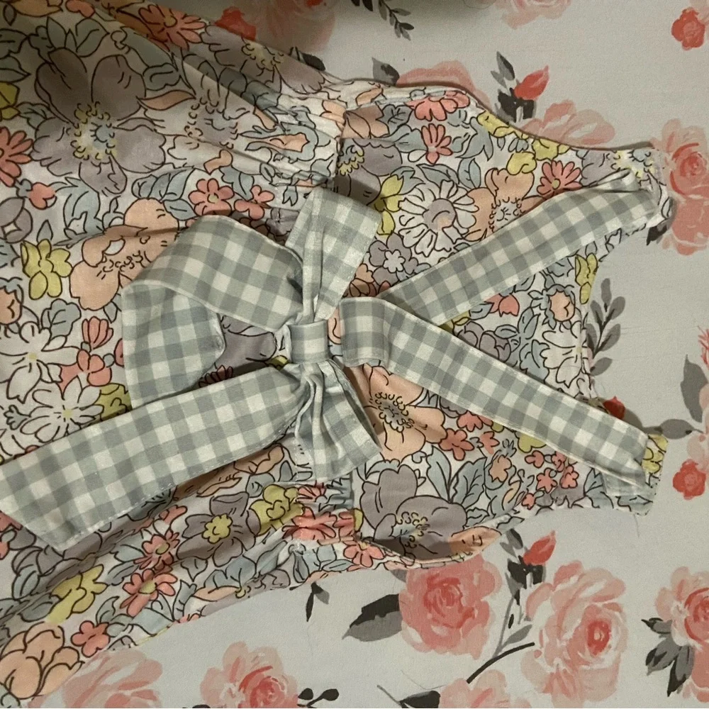 Floral Diaper Cover Set with Pastel Blooms